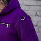 Split Mage Hoodie [Black/Purple] -  - Hoodies