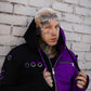 Split Mage Hoodie [Black/Purple] -  - Hoodies