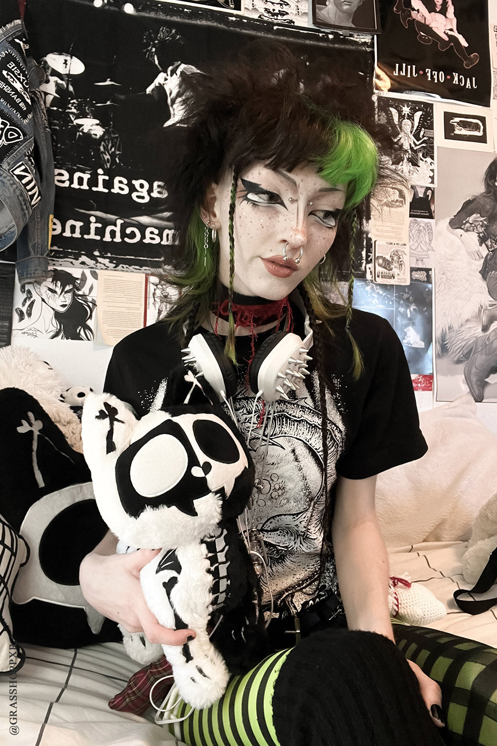Splitzokitty Plush Toy [Black/White] [Limited Edition] -  - Plushies