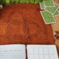 Green Glyphs Divination Diary - Tarot Journal - Oracle Reading Log -  - Journal
