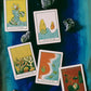 Green Glyphs Tarot Deck - Nature Mysticism Cards - Botanical Divination Deck -  - Tarot Deck