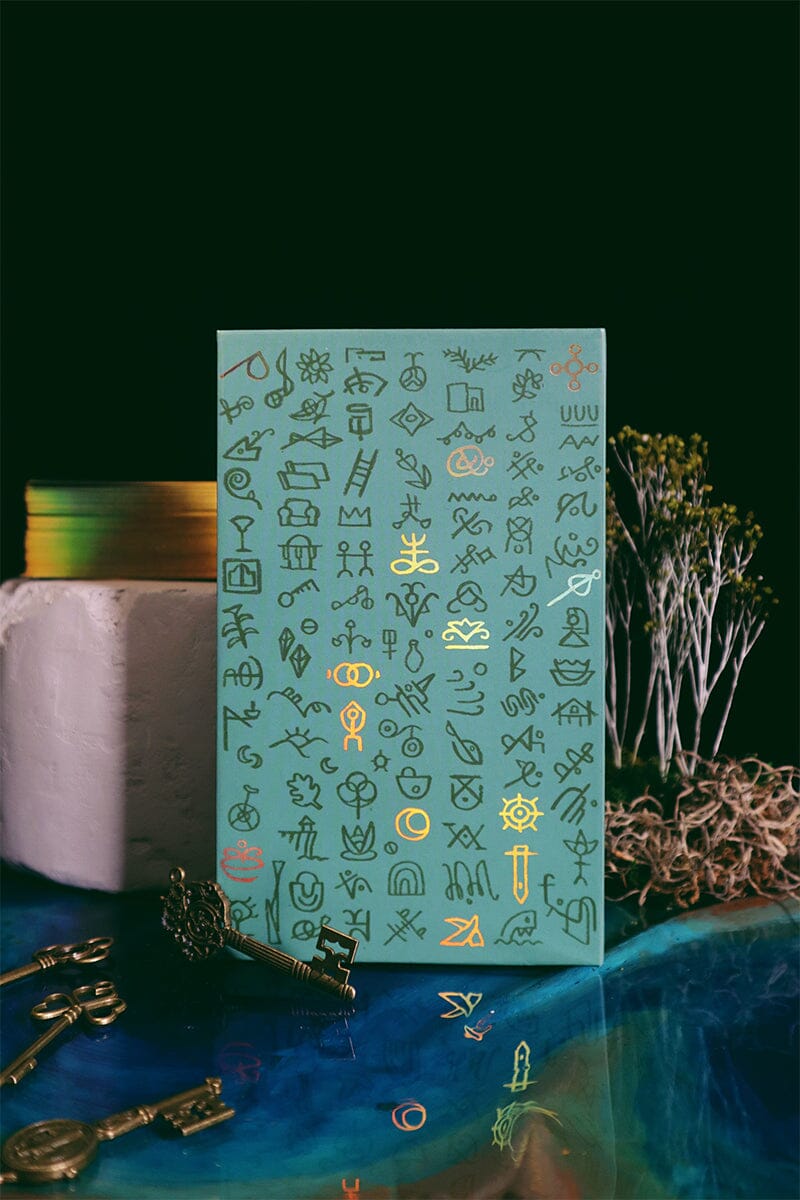 Green Glyphs Tarot Deck - Nature Mysticism Cards - Botanical Divination Deck