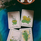 Green Glyphs Tarot Deck - Nature Mysticism Cards - Botanical Divination Deck -  - Tarot Deck