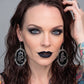 Killstar Kissing Eve Earrings Silver Gothic Occult Serpent Cameo Snake Drop OS