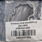 Killstar Kissing Eve Earrings Silver Gothic Occult Serpent Cameo Snake Drop OS