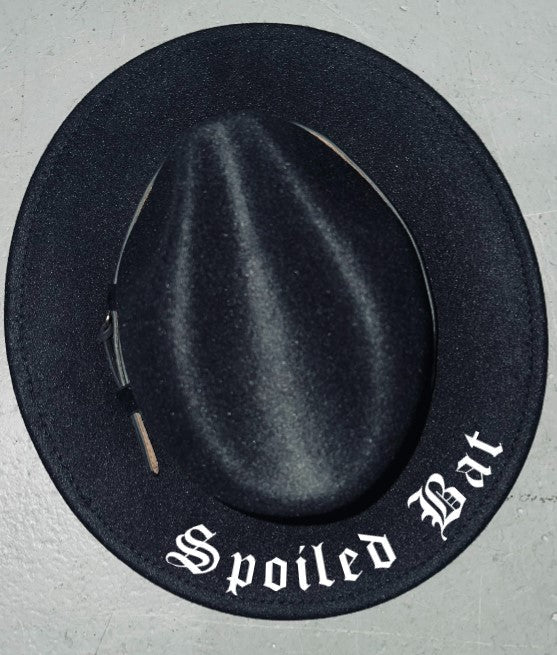 Vegan Wide Brim Felt Hat - Spoiled Bat -  - 