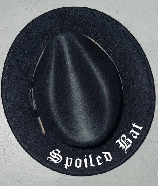 Vegan Wide Brim Felt Hat - Spoiled Bat -  - 