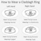 Erline Claddagh Blue Opal Ring -  - Ring