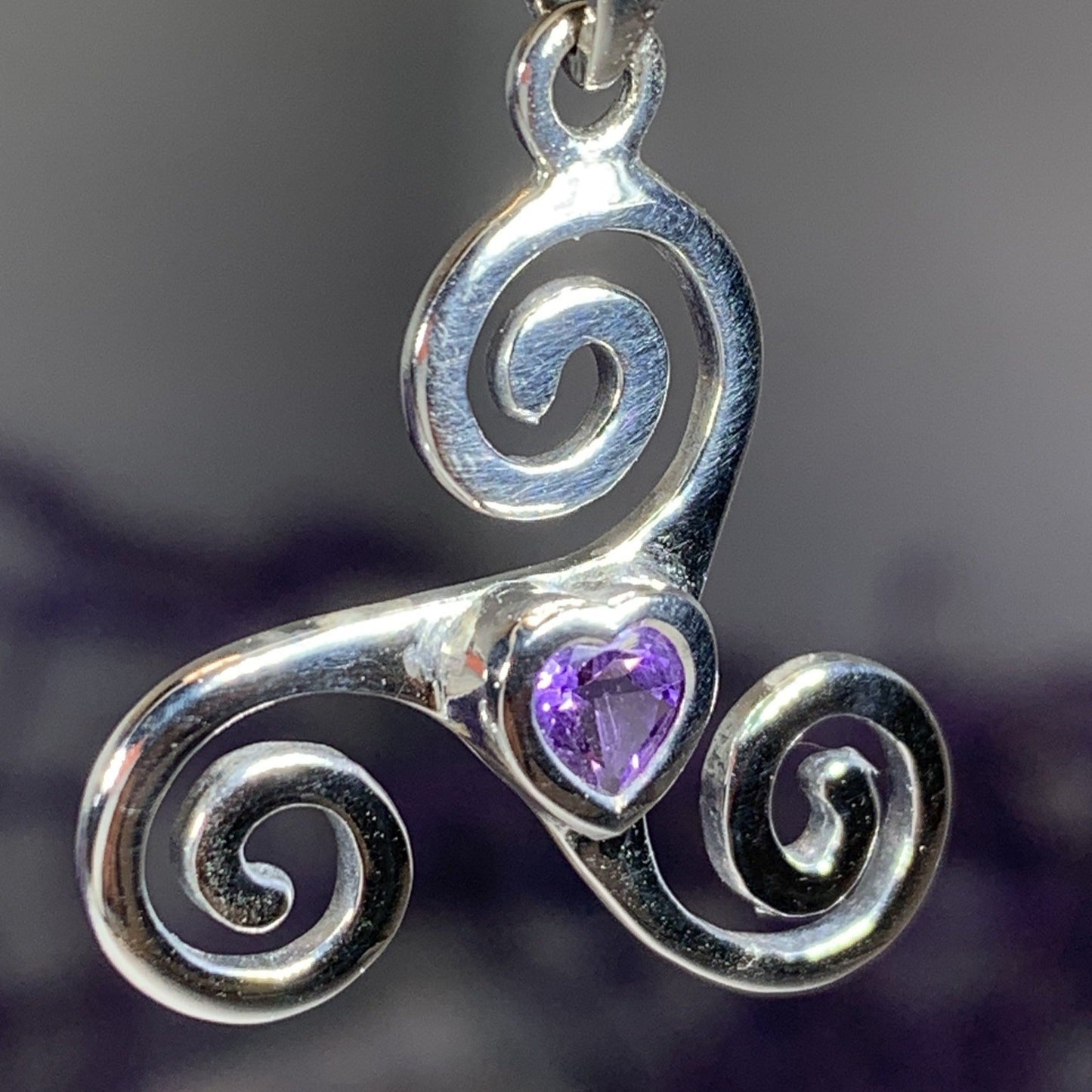 Celtic Spiral Love Necklace -  - Pendant