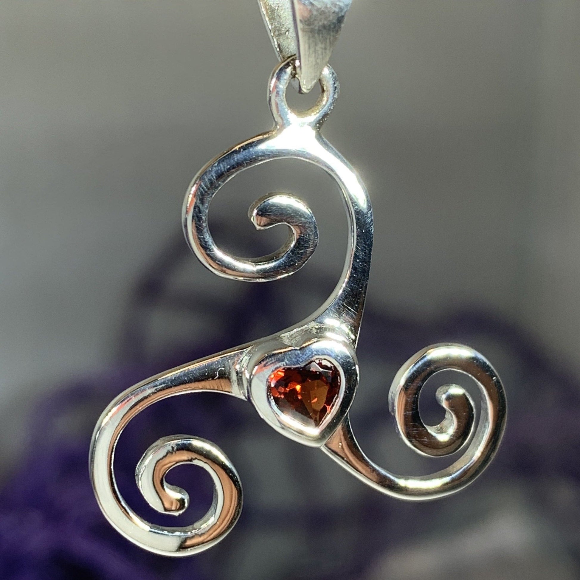 Celtic Spiral Love Necklace -  - Pendant