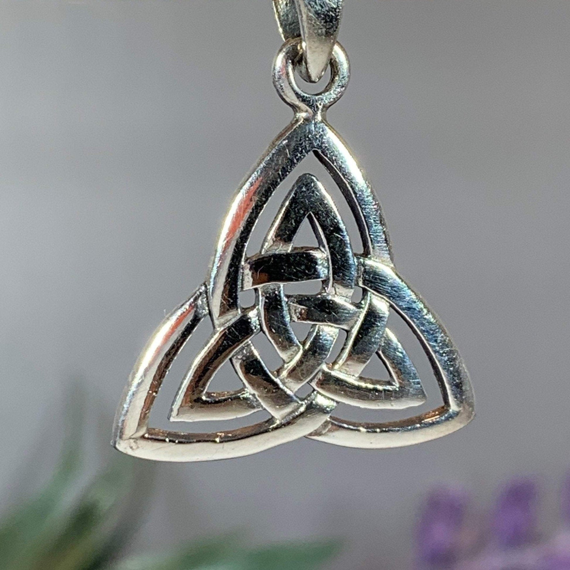 Celtic Triangle Necklace -  - Pendant
