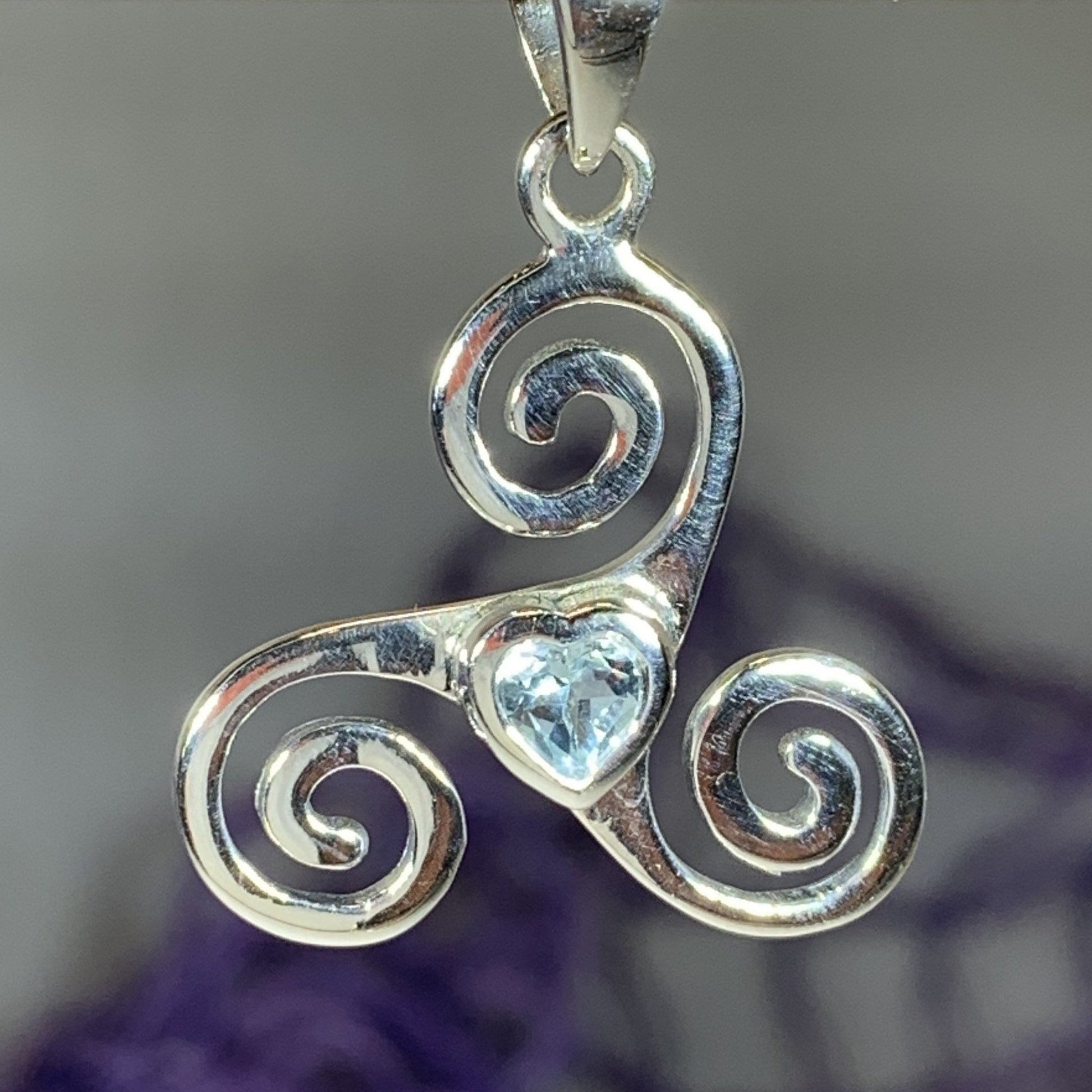 Celtic Spiral Love Necklace -  - Pendant