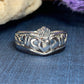 Claddagh Chevron Ring -  - Ring