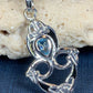 Cordelia Trinity Knot Necklace -  - Pendant
