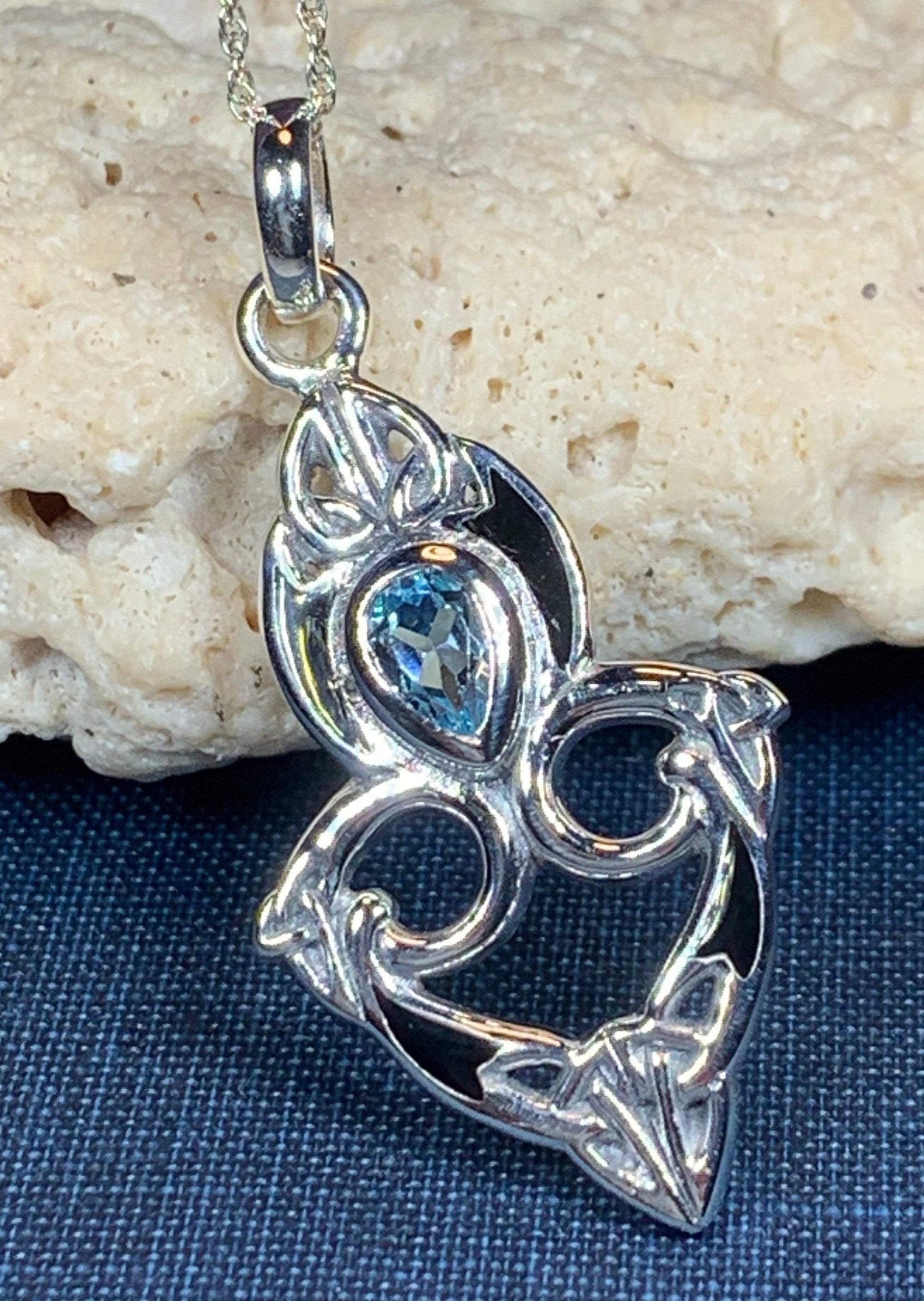 Cordelia Trinity Knot Necklace -  - Pendant