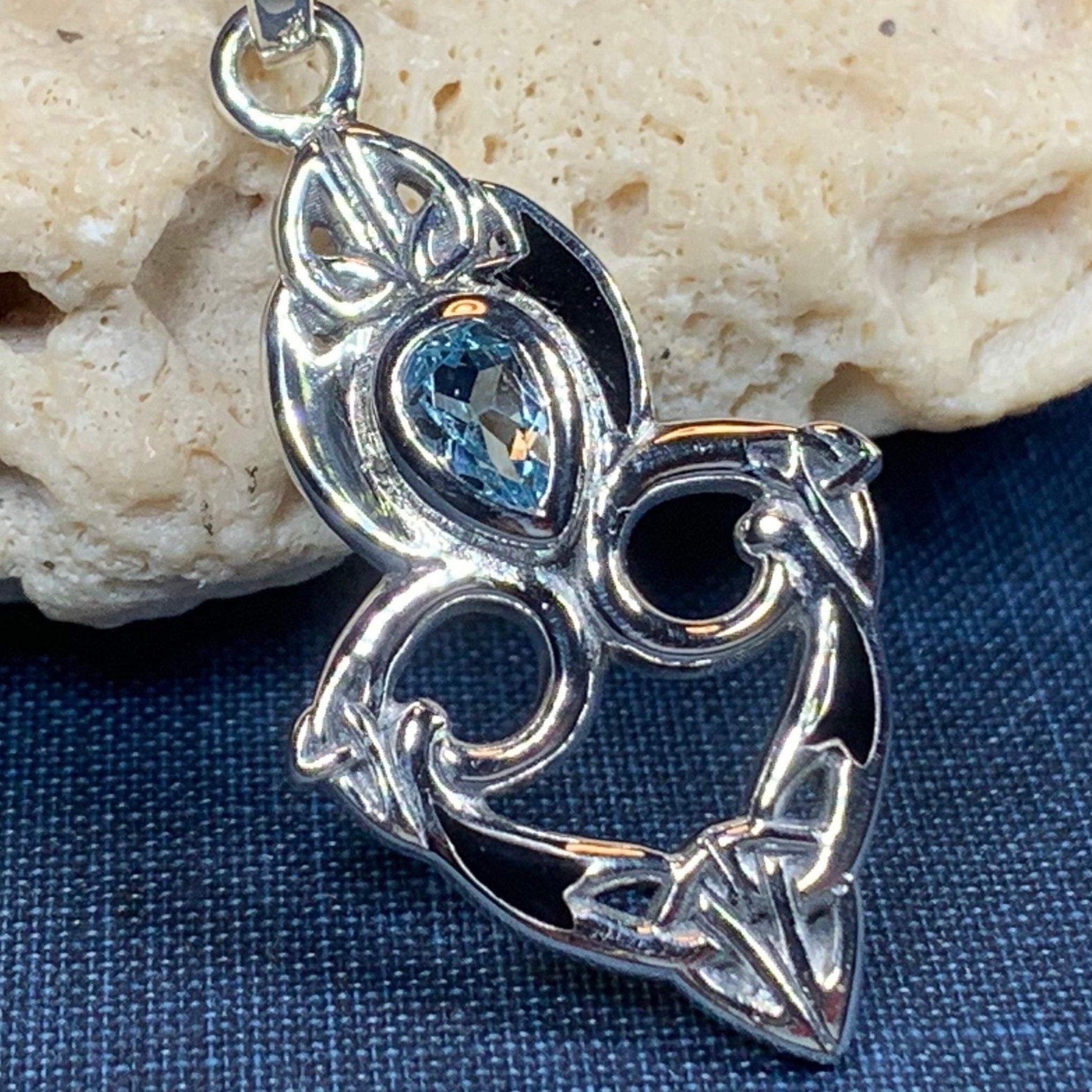 Cordelia Trinity Knot Necklace -  - Pendant