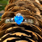 Erline Claddagh Blue Opal Ring -  - Ring