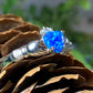 Erline Claddagh Blue Opal Ring -  - Ring