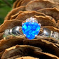 Erline Claddagh Blue Opal Ring -  - Ring