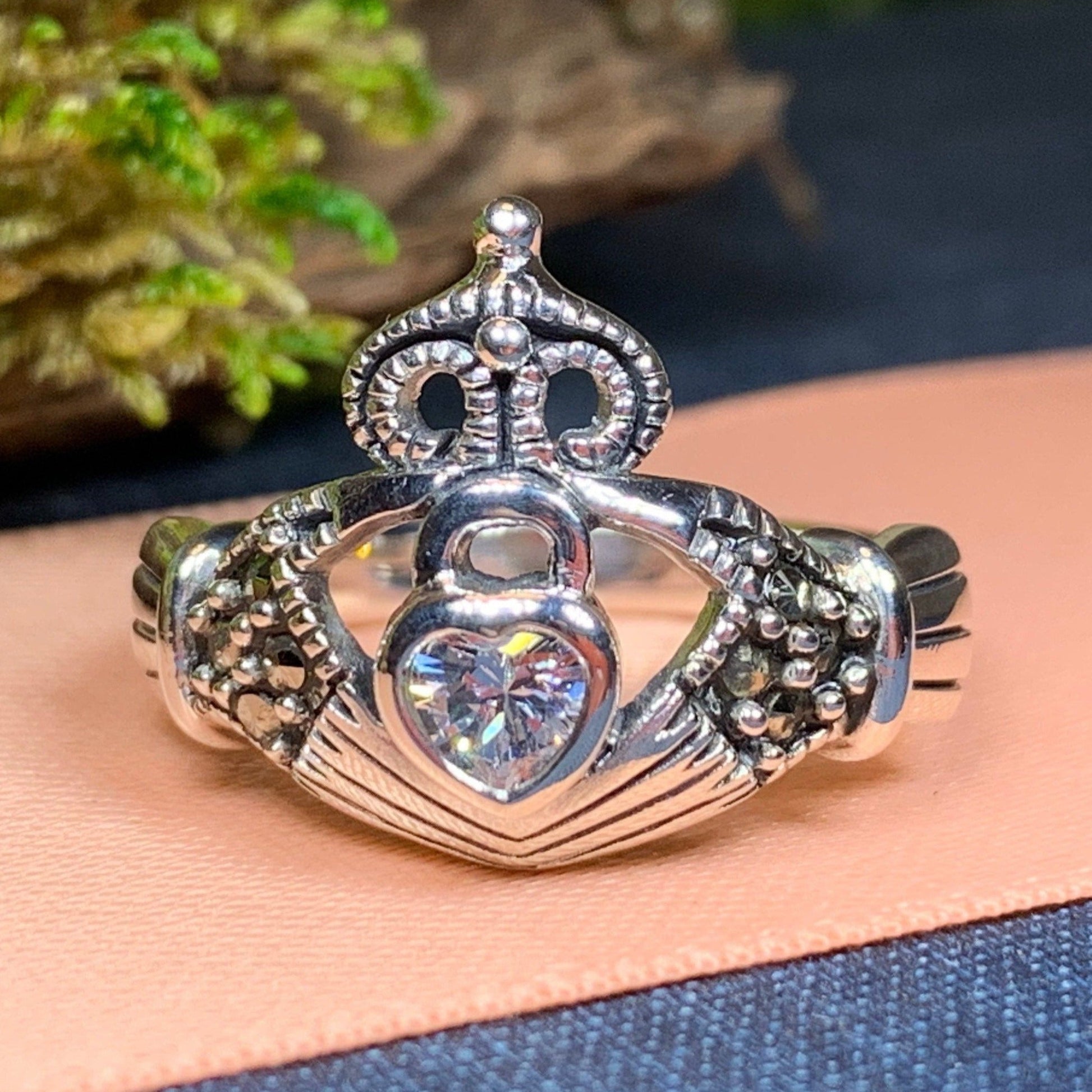 Devotion Marcasite Claddagh Ring -  - Ring