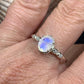 Diana Moonstone Promise Ring -  - Ring