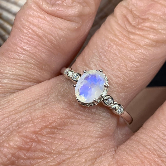 Diana Moonstone Promise Ring -  - Ring