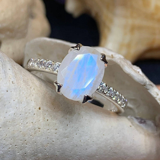 Emiliana Moonstone Promise Ring -  - Ring