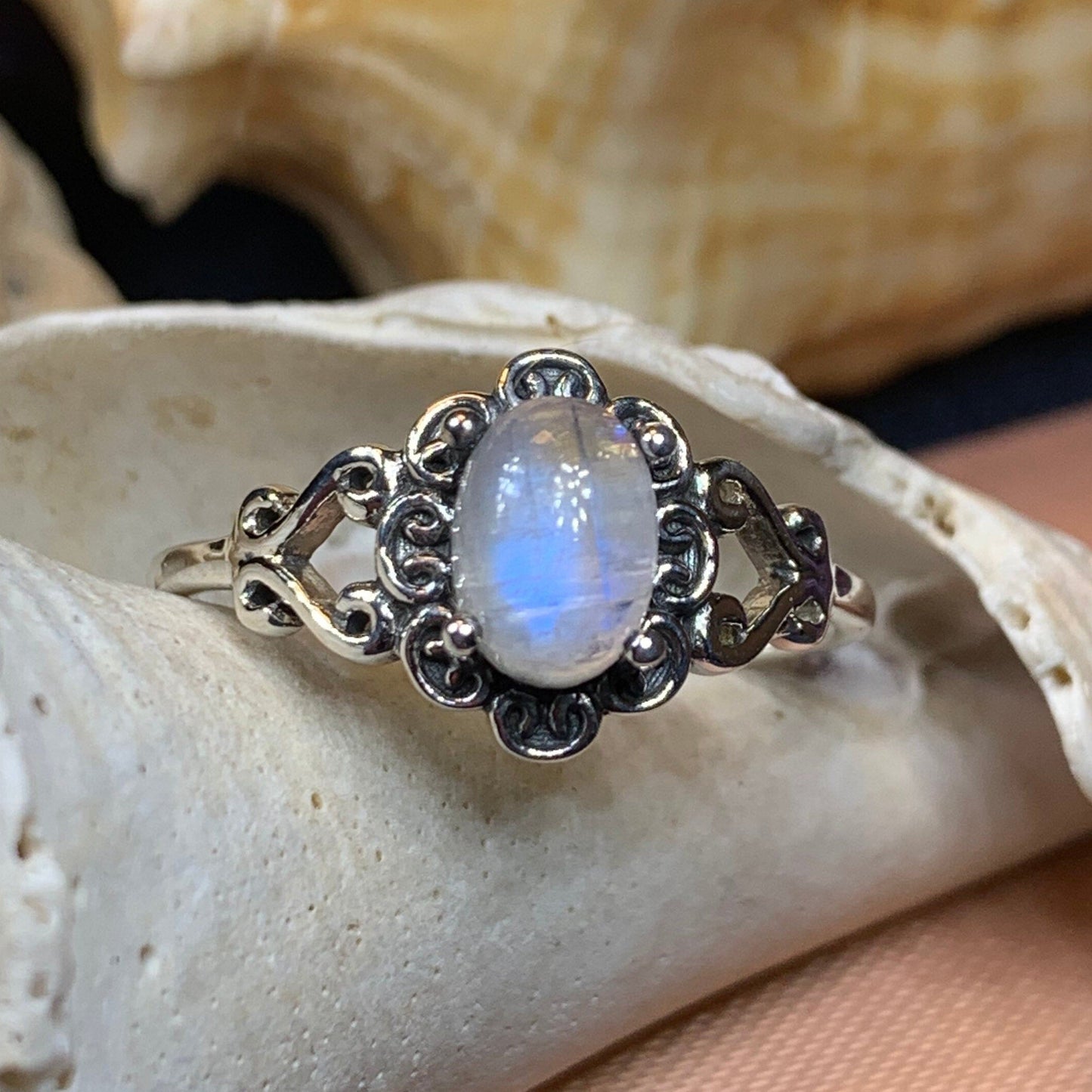 Dulciana Moonstone Ring -  - Ring