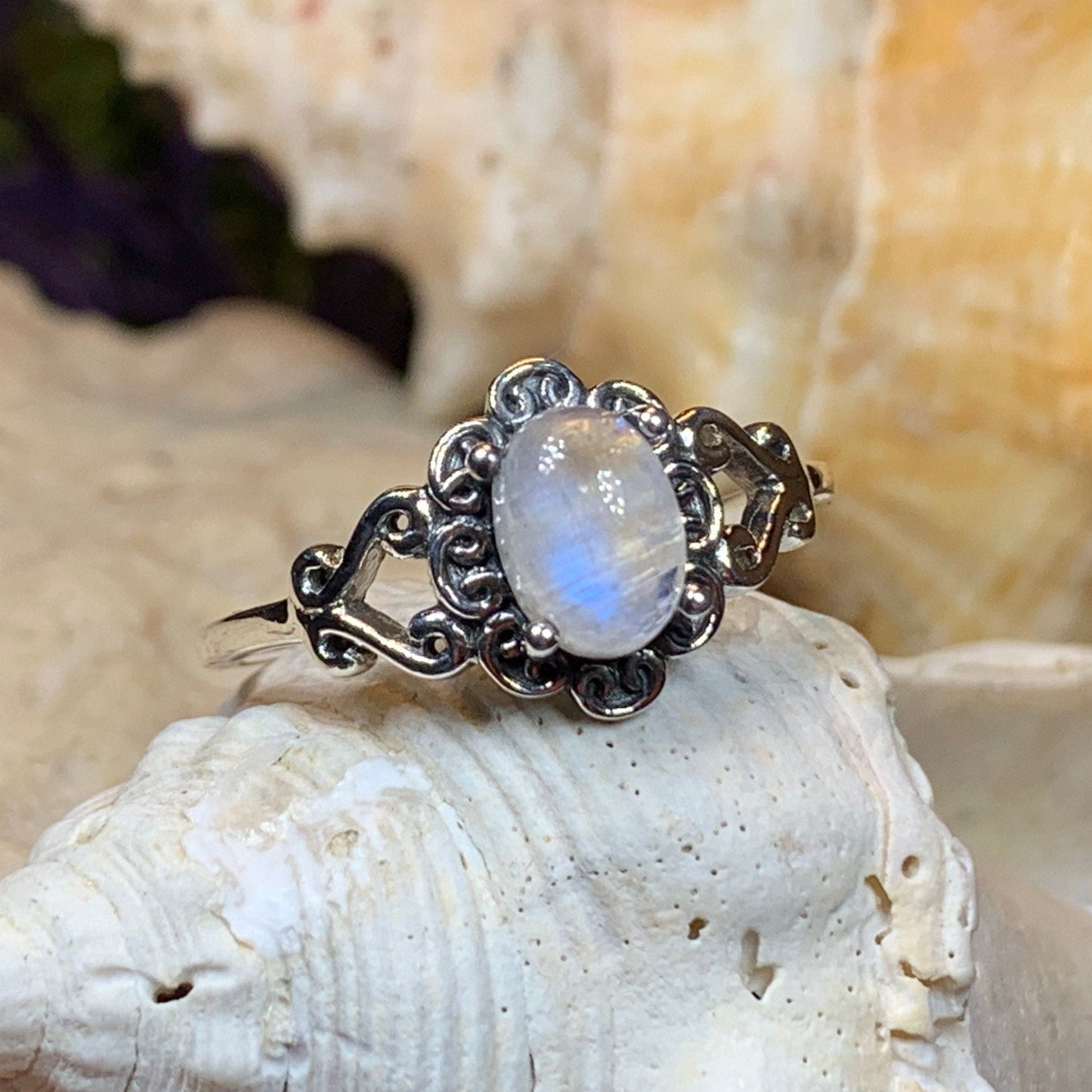 Dulciana Moonstone Ring -  - Ring