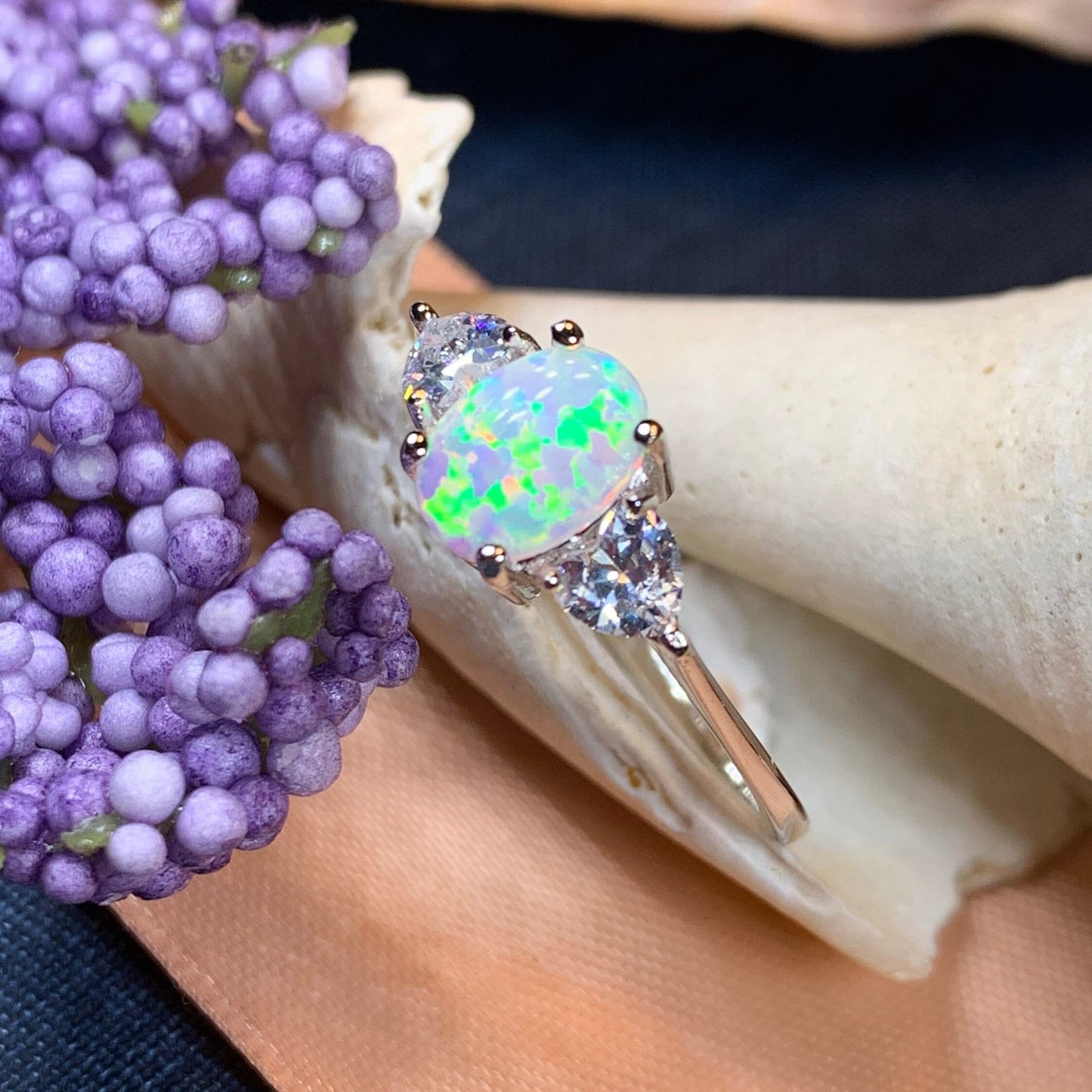 Enya Opal Celtic Ring -  - Ring