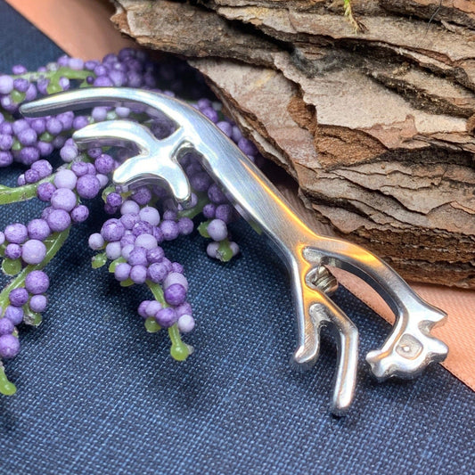 Celtic Uffington White Horse Brooch -  - Brooch