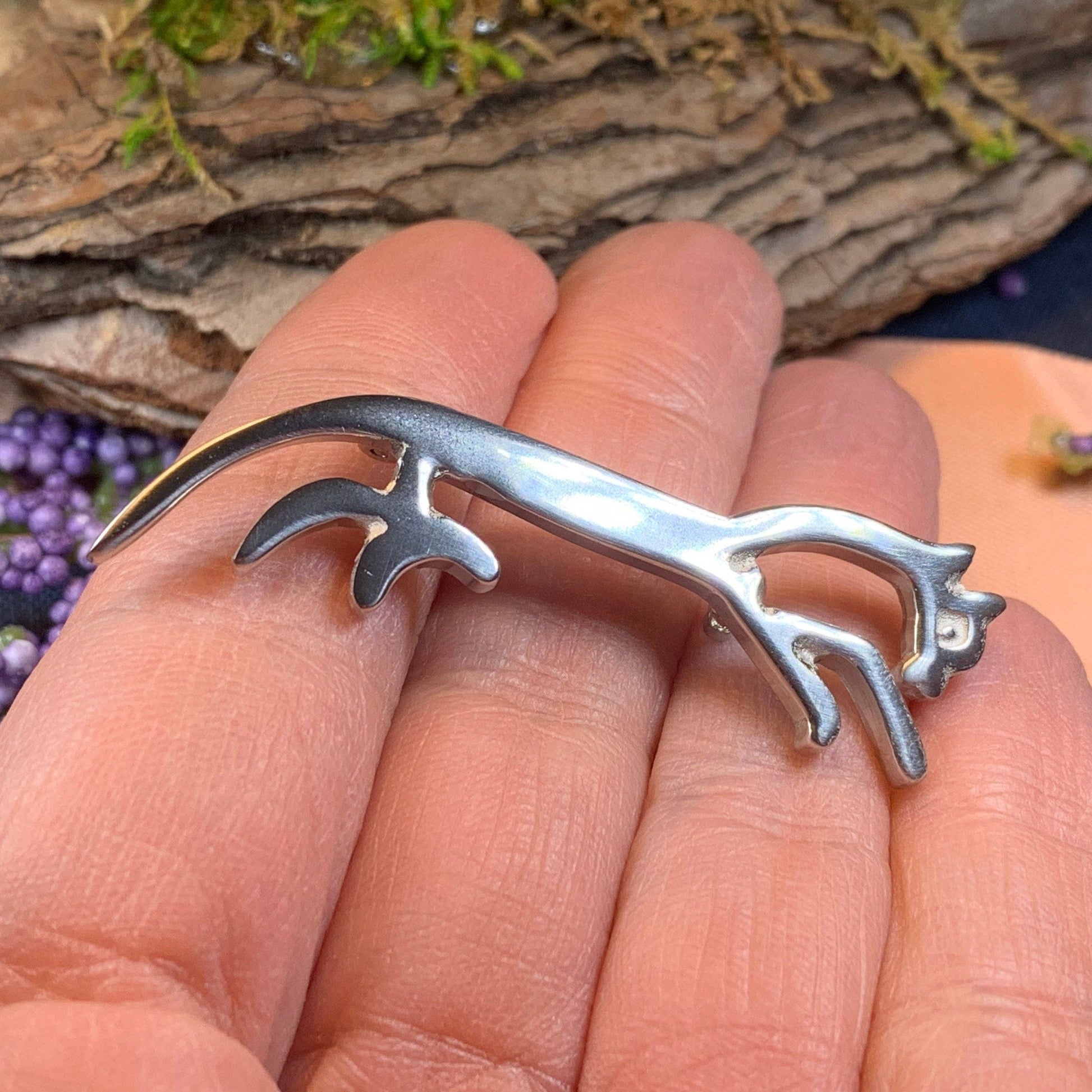 Celtic Uffington White Horse Brooch -  - Brooch
