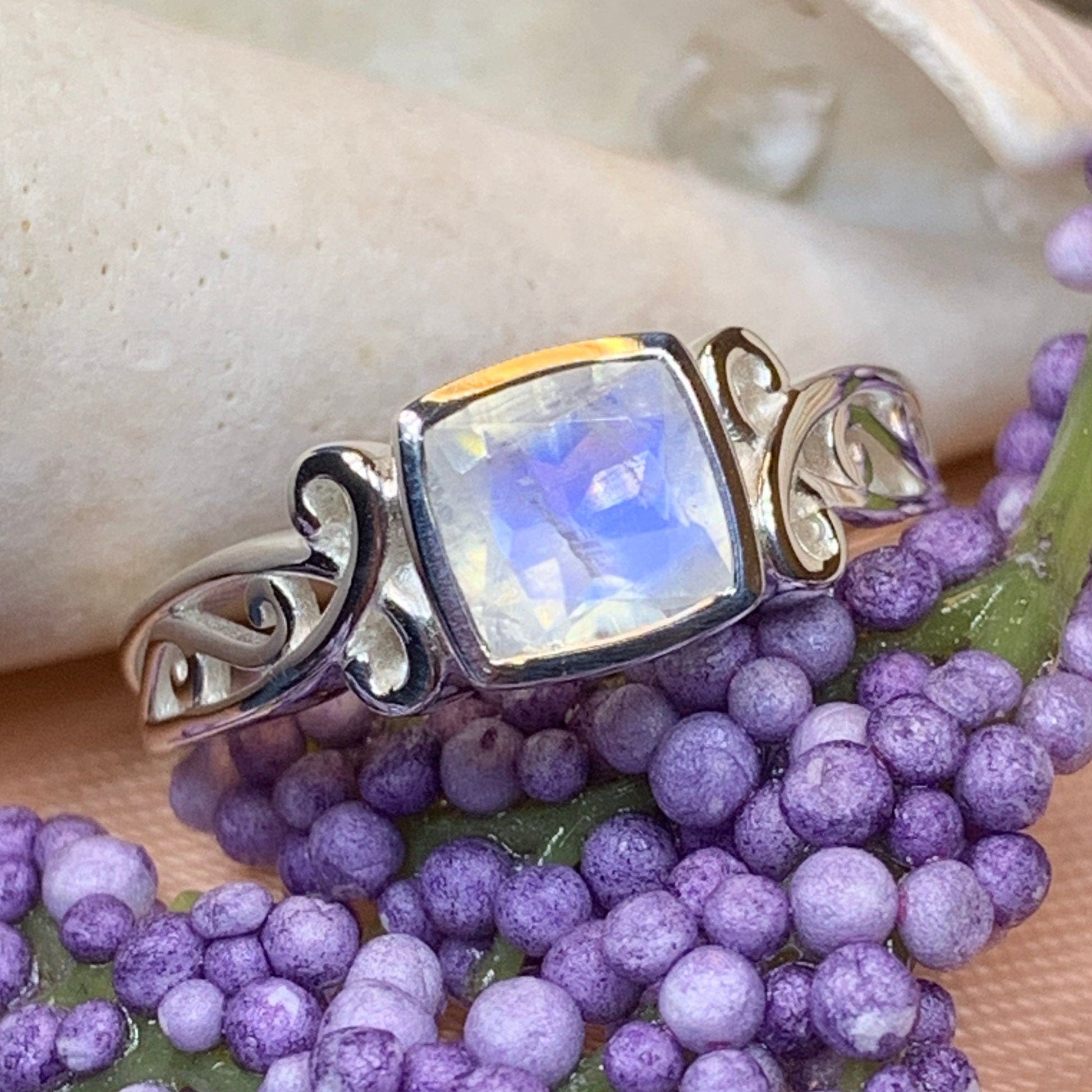 Coriena Moonstone Ring -  - Ring