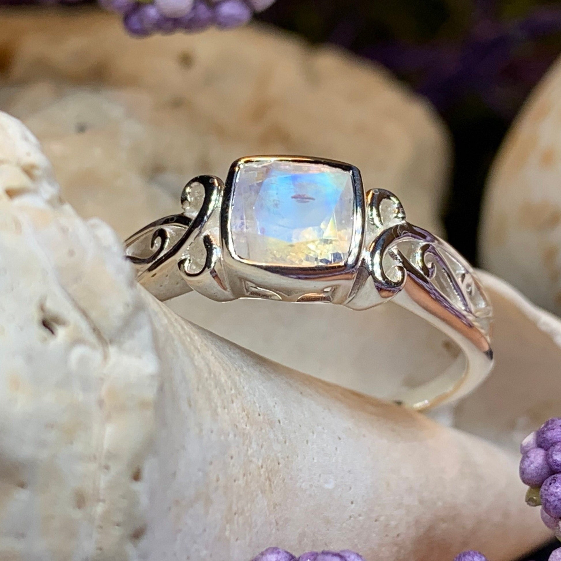 Coriena Moonstone Ring -  - Ring