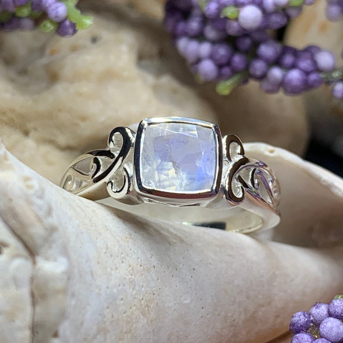 Coriena Moonstone Ring -  - Ring
