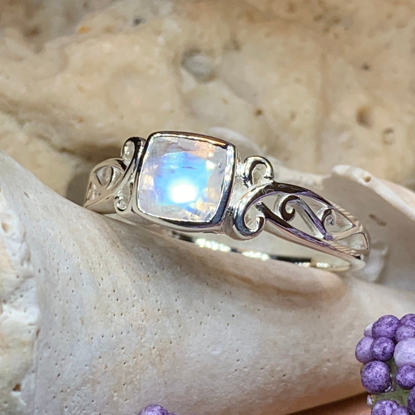 Coriena Moonstone Ring -  - Ring