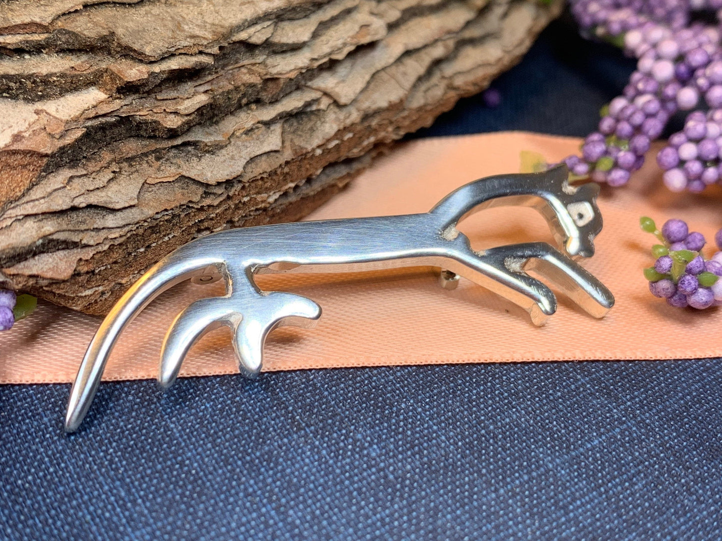 Celtic Uffington White Horse Brooch -  - Brooch