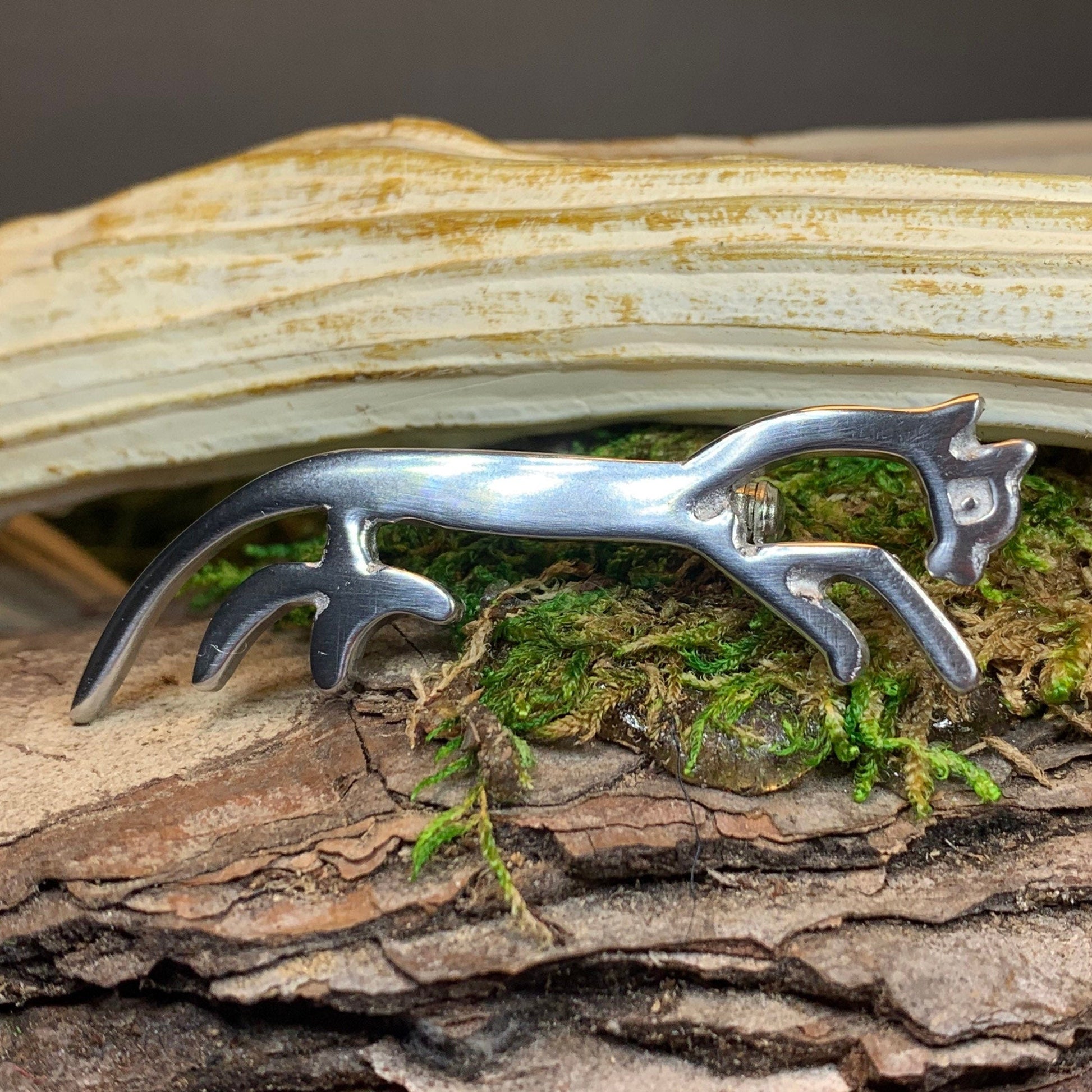 Celtic Uffington White Horse Brooch -  - Brooch