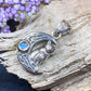 Celtic Cat in the Moon Necklace -  - Pendant