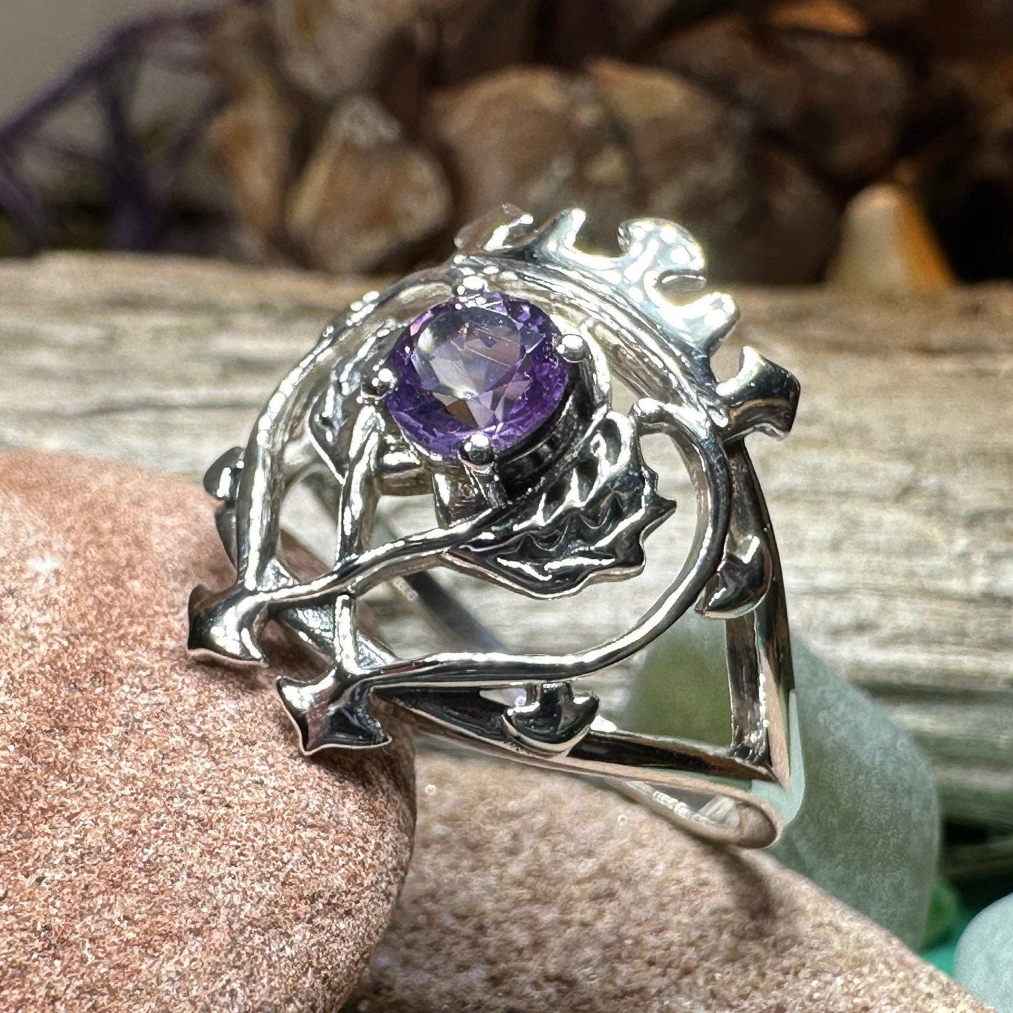 Dedication Luckenbooth Amethyst Ring -  - Ring