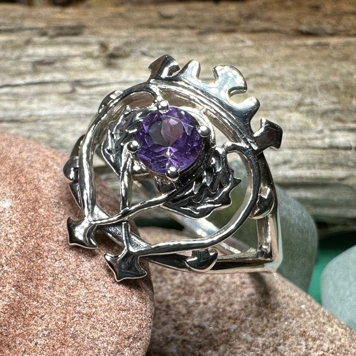 Dedication Luckenbooth Amethyst Ring -  - Ring