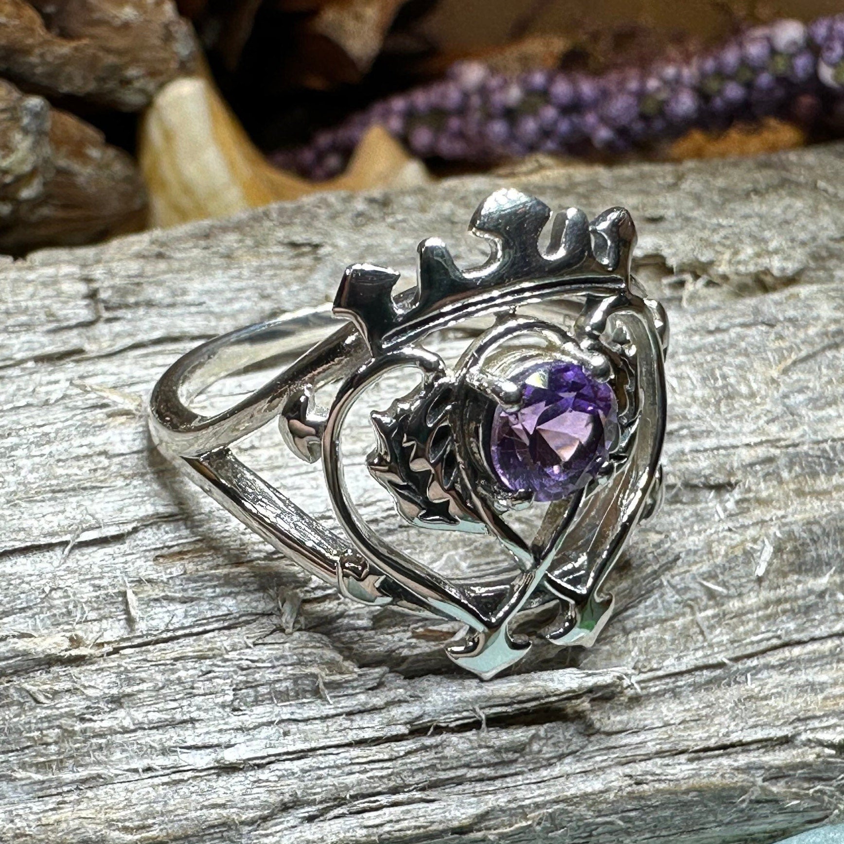 Dedication Luckenbooth Amethyst Ring -  - Ring