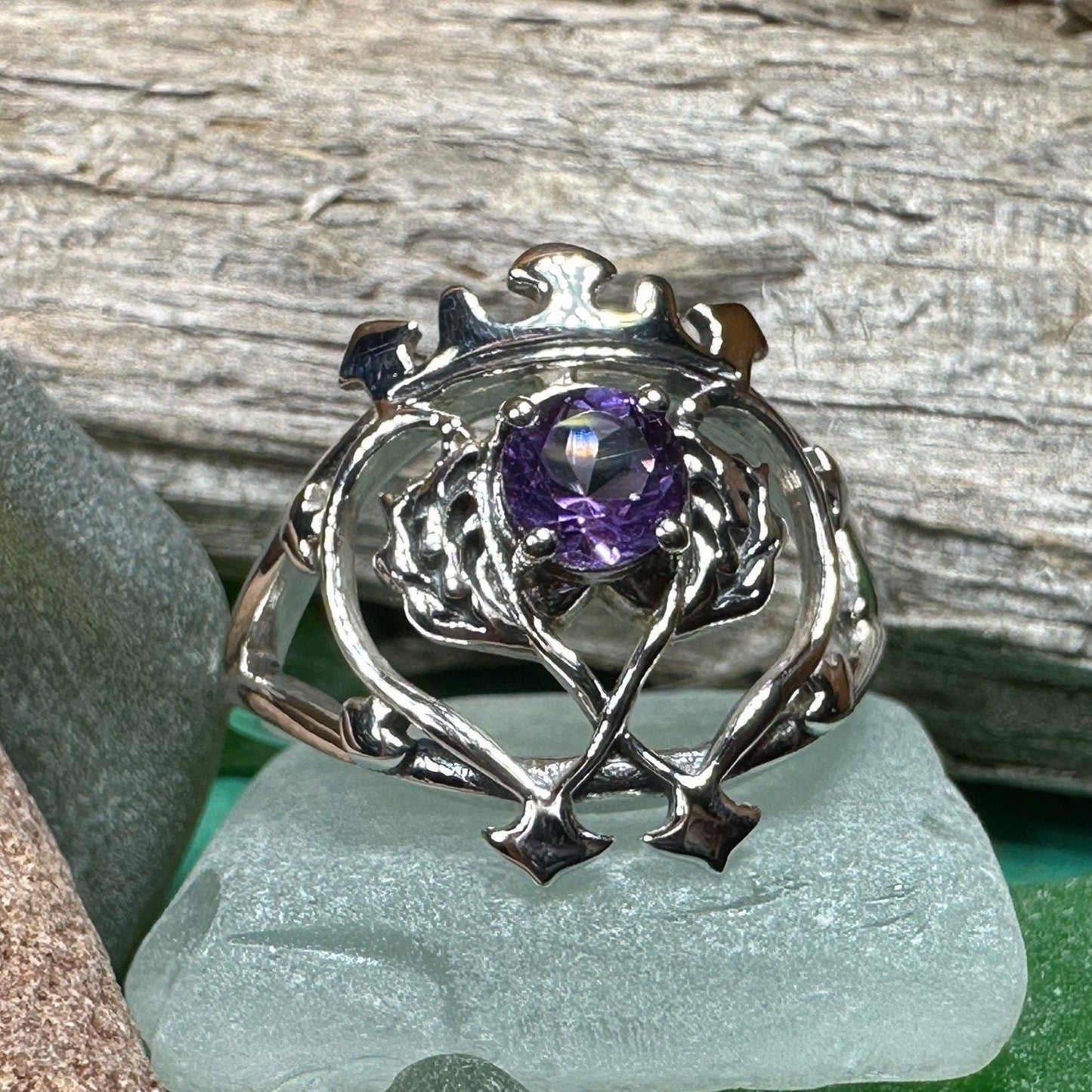 Dedication Luckenbooth Amethyst Ring -  - Ring