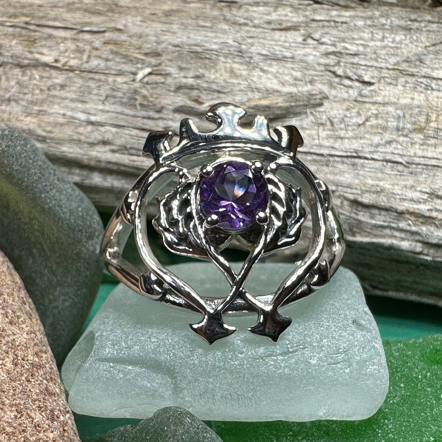 Dedication Luckenbooth Amethyst Ring -  - Ring