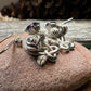 Cyrena Thistle Amethsyt Earrings -  - Dangle Earrings