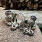Cyrena Thistle Amethsyt Earrings -  - Dangle Earrings
