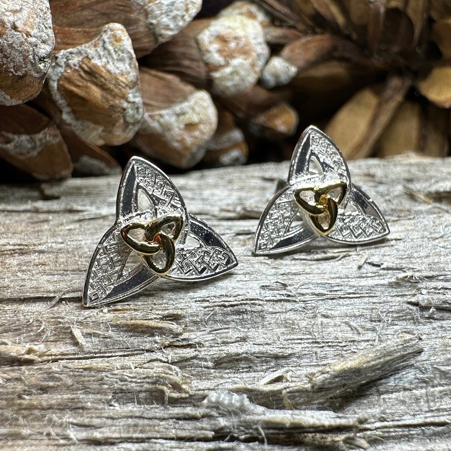Elegance Trinity Knot Earrings -  - 