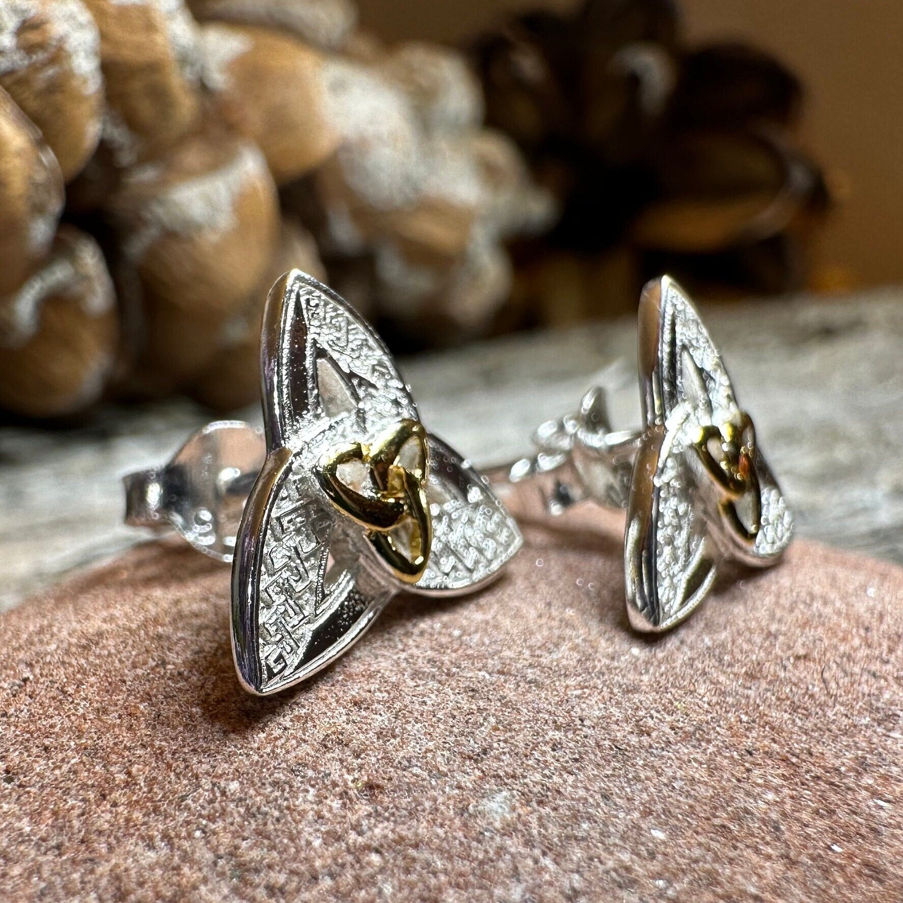 Elegance Trinity Knot Earrings -  - 