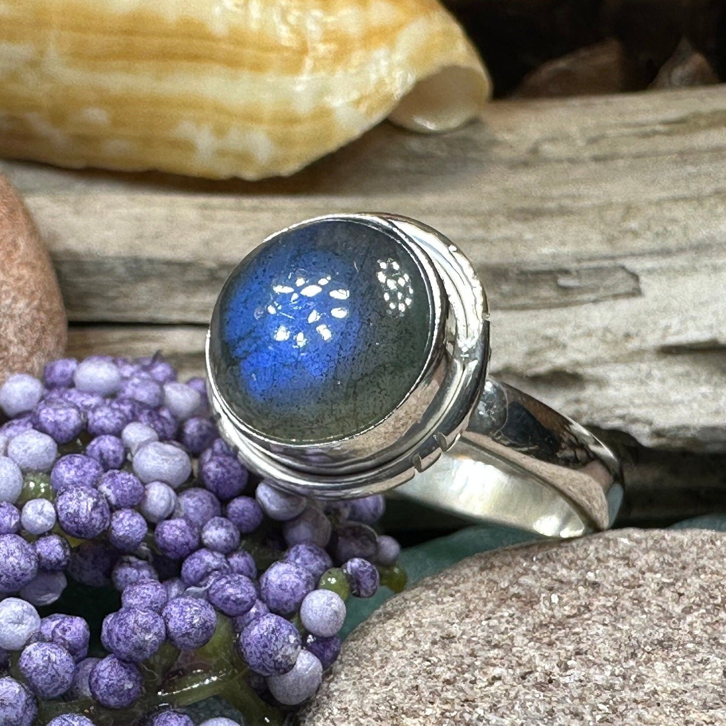 Celtic Twilight Labradorite Ring -  - Ring