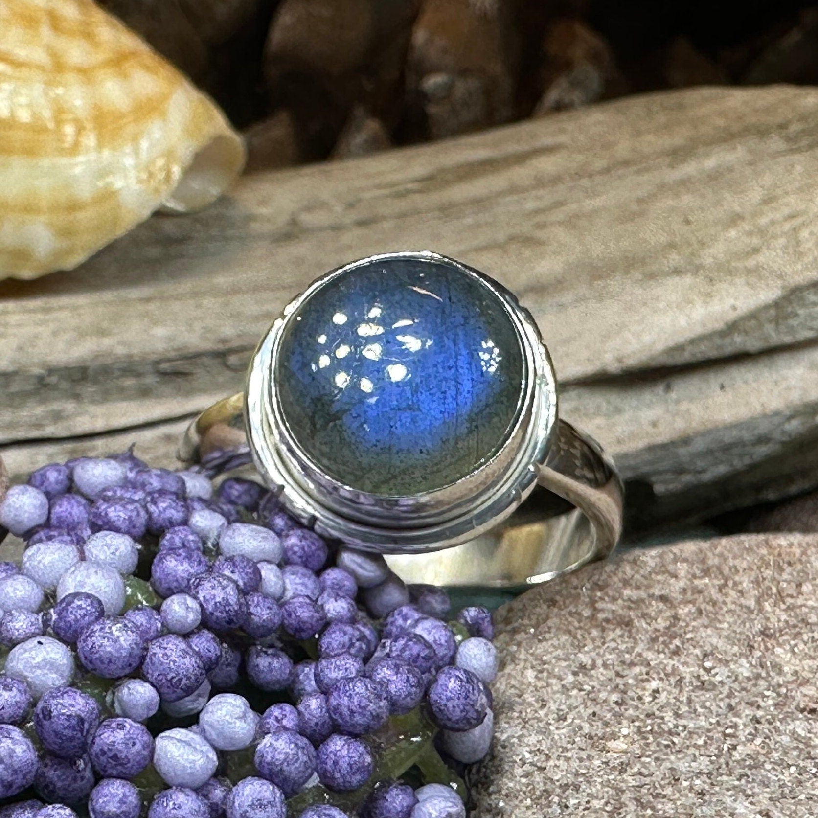 Celtic Twilight Labradorite Ring -  - Ring